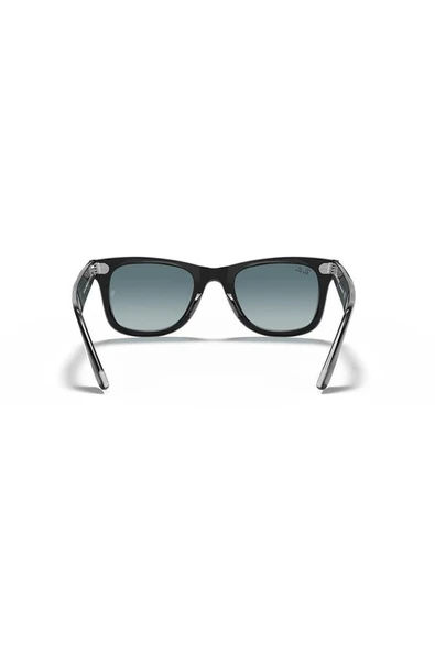Ray-Ban Wayfarer 2140 12943M Black/Transparent-Blue Güneş Gözlüğü - Resim 4