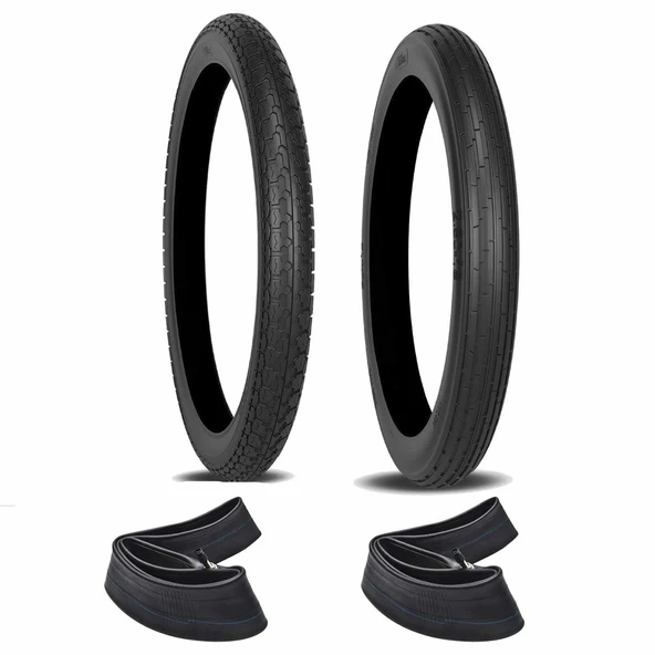 Kuba Ege - Mondial Sfc Ön - Arka İç ve Dış Lastik Seti (2.50-17 ve 2.75-17) ürün görseli 1