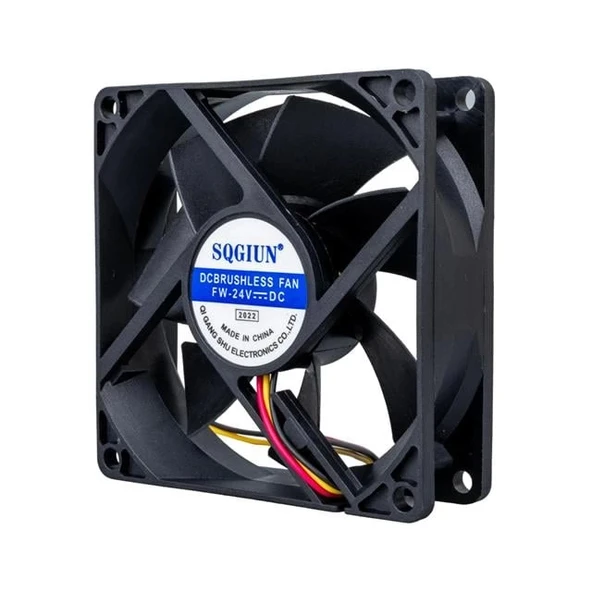 PowerMaster IC-216A Fırçasız DC Fan 80X80X25mm 24 Volt 3Pin - 2