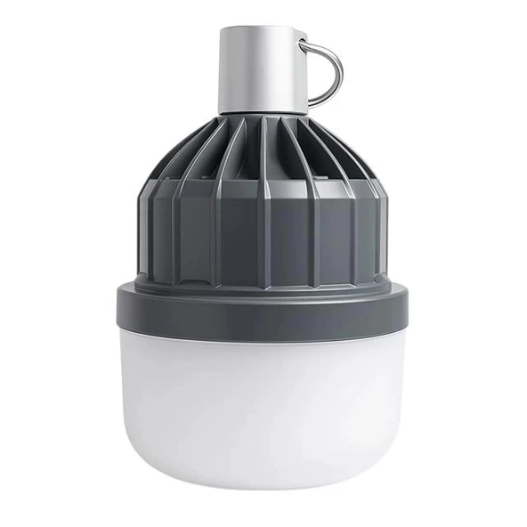 Ledx LN-616 80 Watt TYPE-C Şarjlı Taşınabilir Asma Kancalı Kamp Çadır Lambası 6500K 1200mAh 3 Modlu ABS Malzeme ürün görseli