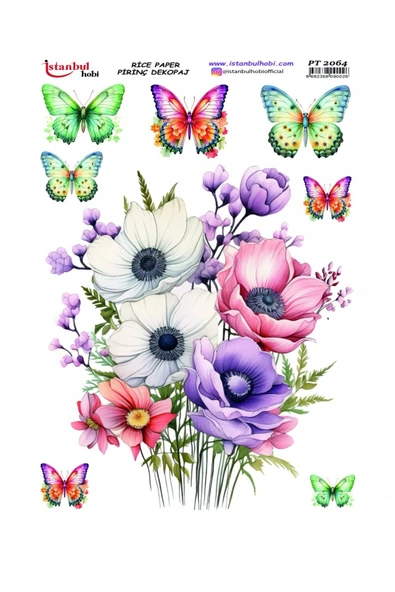 İSTANBUL HOBİ PİRİNÇ DEKOPAJ PT2064 ürün görseli