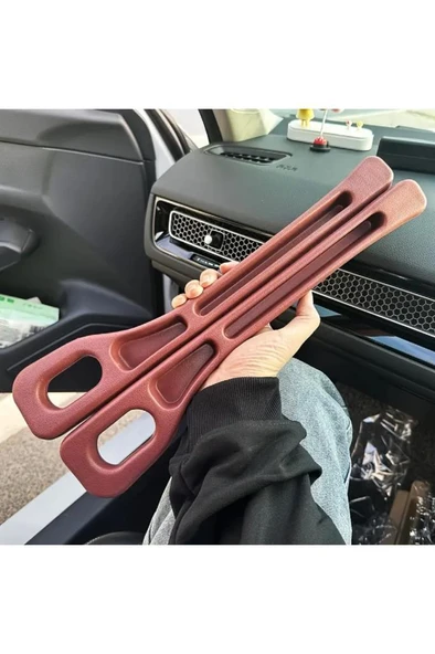 Bordo 2 Adet Araç Oto Koltuk Arası Boşluk Doldurma Pedi Cüzdan Para Düşme Önleyici Telefon Tutucu - Resim 6
