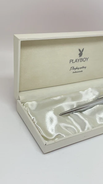 Playboy Original Chrome Rollerball Kalem - Resim 3