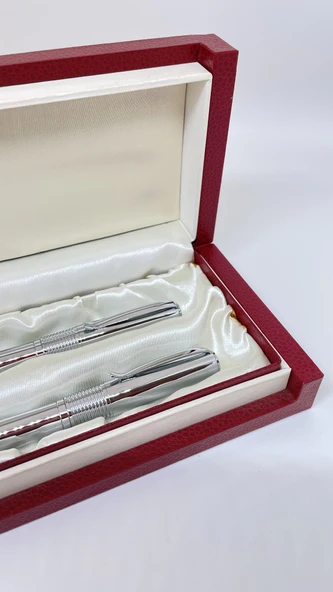 İş Hediyesi Dolma Kalem ve Tükenmez Kalem İkili Set - 4