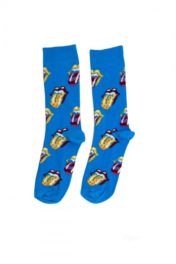 Tek Çift Eğlenceli  Çorap  36-41 numara  T-0189