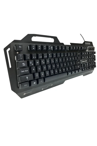 SNRELK sencrom sm-900 RGB AYDINLATMALI Q GAMİNG OYUNCU KLAVYE - Resim 4