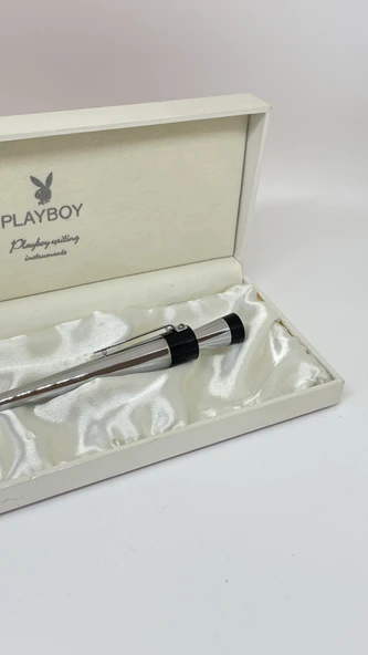 Playboy Original Chrome Rollerball Kalem - Resim 2