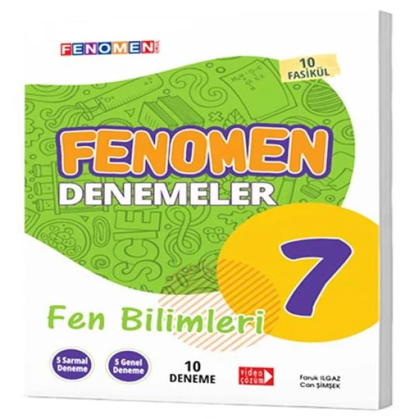 Fenomen Okul 2024 7. Sınıf Fen Bilimleri Fenomen 10 Deneme