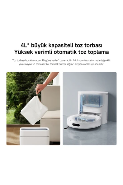 Xiaomi Robot Vacuum H40 Robot Süpürge White - 4