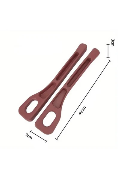 Bordo 2 Adet Araç Oto Koltuk Arası Boşluk Doldurma Pedi Cüzdan Para Düşme Önleyici Telefon Tutucu - Resim 3