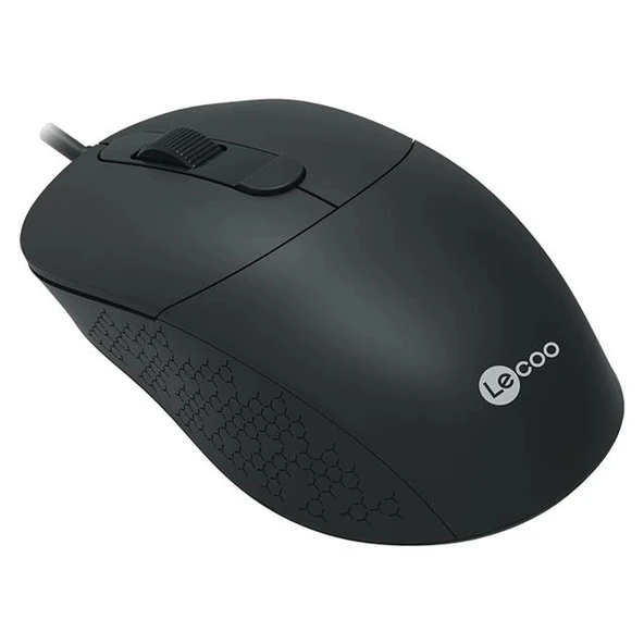 Lenovo Lecoo MS102 800/1200/1600 DPI 4 Tuşlu USB Kablolu Optik Mouse - 3