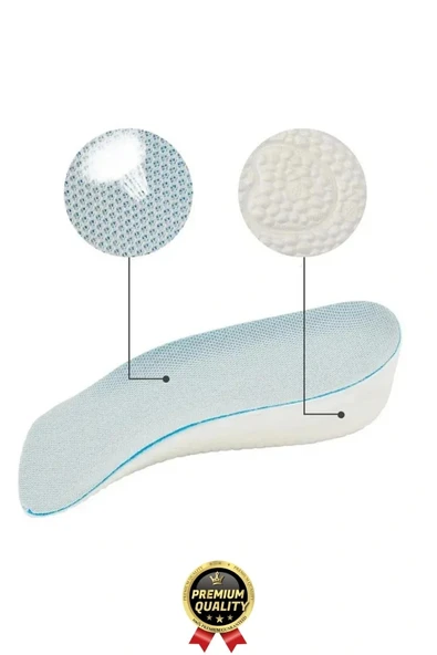 Eva Bellek Köpük Stoma Ortopedik Boy Uzatıcı Spor Ayakkabı Topuk Yükseltici Köpük Tabanlık 2.5 Cm - 4