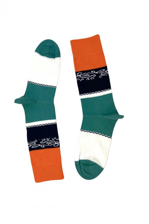 Tek Çift  Renkli Eğlenceli  Çorap  36-41 numara  T-0066