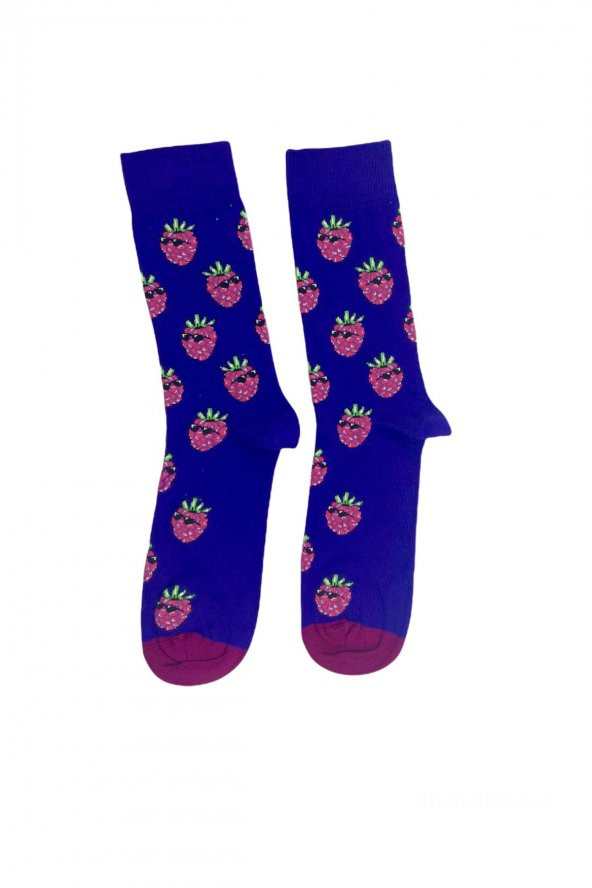 Tek Çift Eğlenceli  Çorap  36-41 numara  T-0125