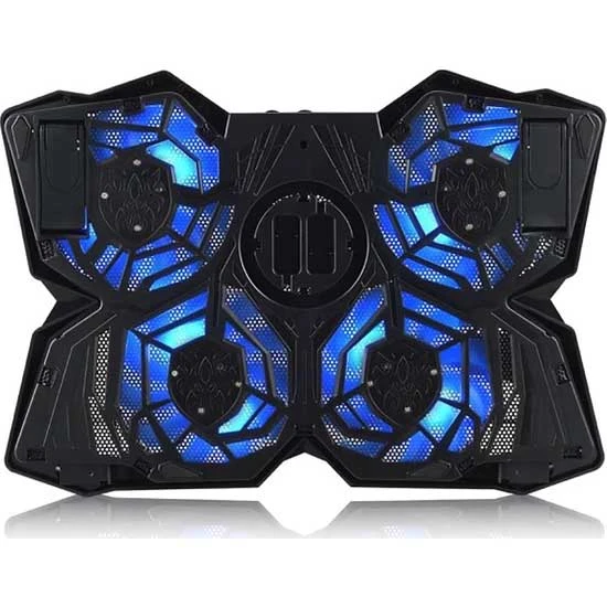 Dexim DNA001 13"-18" 4 Fan Ledli Notebook Soğutucu Stand Özel Sessiz Fan ürün görseli