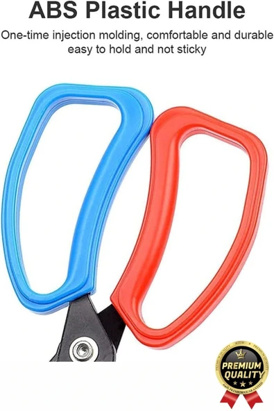 Çok Fonksiyonlu Ergonomik Tasarım Kaymayı Engelleyen Pense 3 Pençeli 11 cm Balık Sabitleyici Maşa - 5