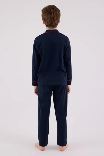 U.S. Polo Assn Gömlek Pijama US2234-4 Lacivert - 4