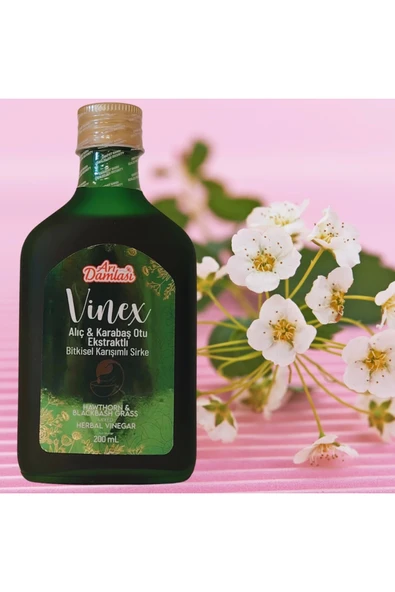 Alıç Karabaş Otu Ekstraktlı Bitkisel Karışımlı Sirke 200 ML ürün görseli