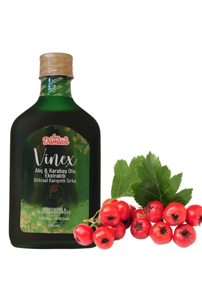 Alıç Karabaş Otu Ekstraktlı Bitkisel Karışımlı Sirke 200 ML - Resim 3