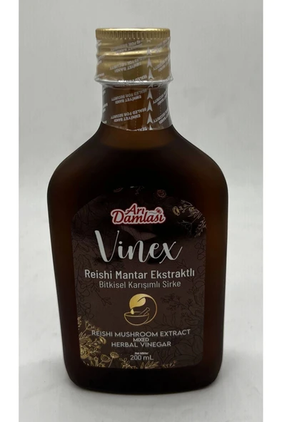Reishi Mantar Ekstraktlı Bitkisel Karışımlı Sirke 200 ML ürün görseli