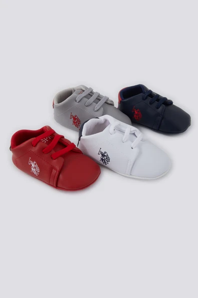 U.S. Polo Assn  Erkek Bebek Ayakkabı USB1308 Kırmızı - 1