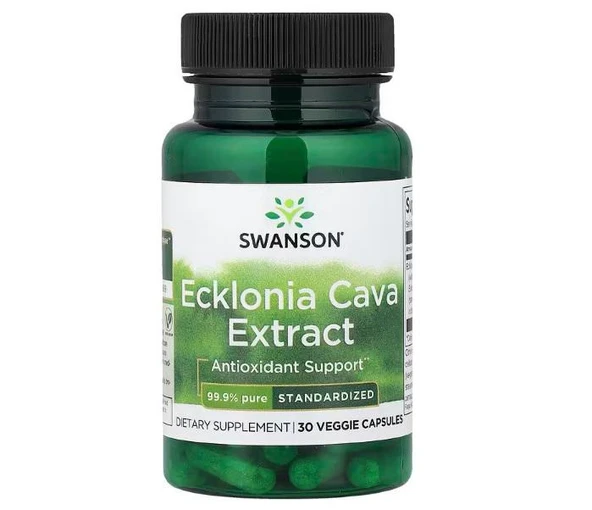 Swanson, Ecklonia Cava Extract, 30 Veggie Capsules (53 mg Per capsule)