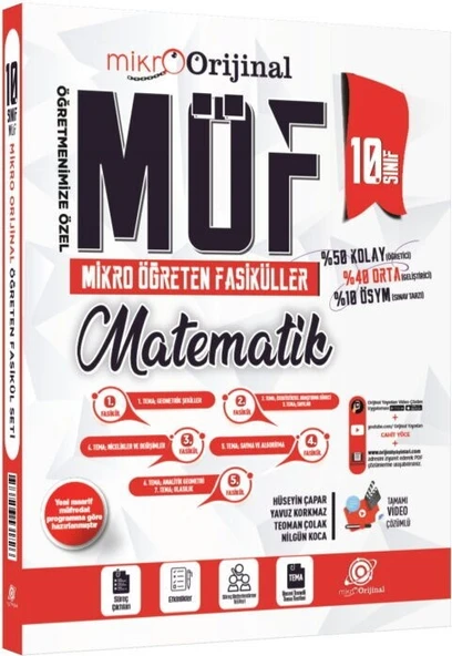 10. Sınıf Matematik MÖF Mikro Öğreten Fasiküller Orijinal Mikro ürün görseli 1