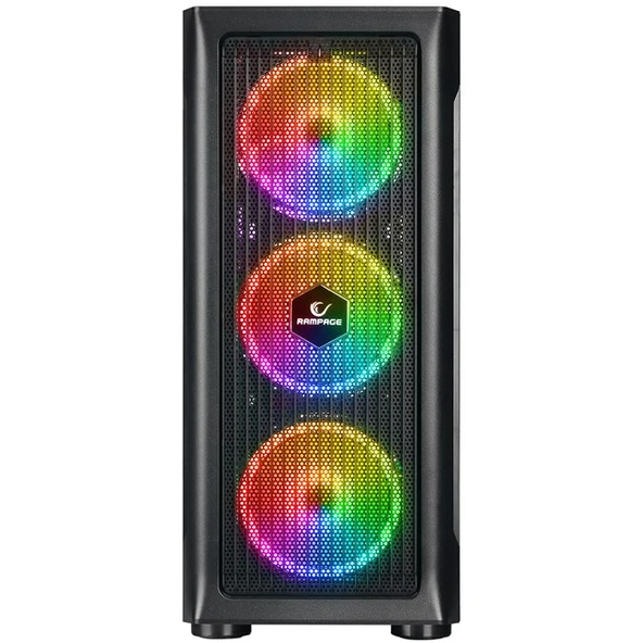 Everest 650W 80+ (Prolix) Mesh TG ARGB Mid Tower ürün görseli 1