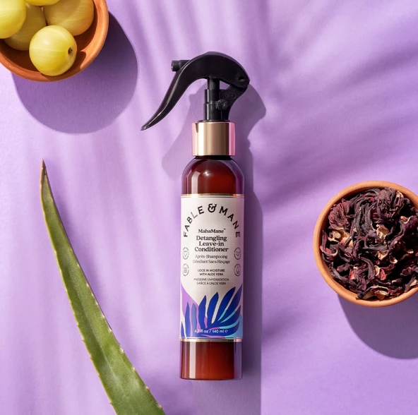 Fable & Mane Mahamane - Durulama Gerektirmeyen Dolaşıklık Açıcı Saç Bakım Spreyi 140 ml - Resim 2