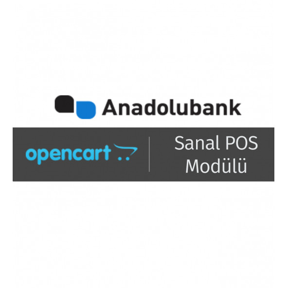 OpenCart - ANADOLUBANK Sanal POS Modülü