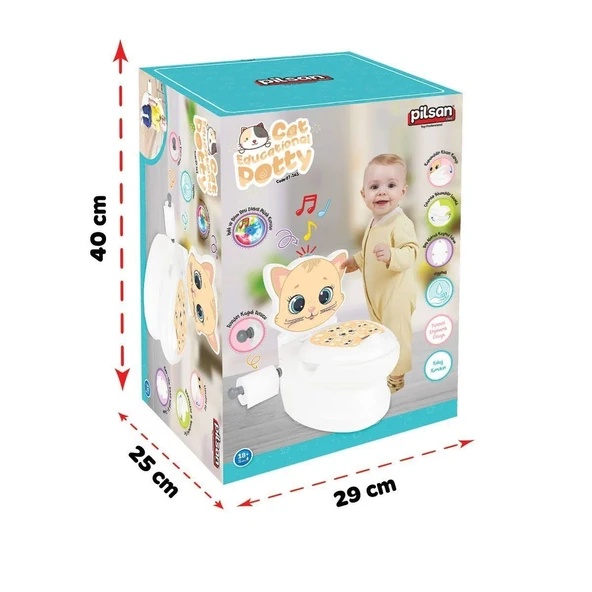 07 563 Eğitici Kedi Klozet - 4