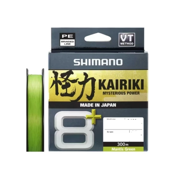 Shimano Kairiki 8+ Plus 300m 0,10mm M.Green (Yeşil) İp Misina - Resim 2