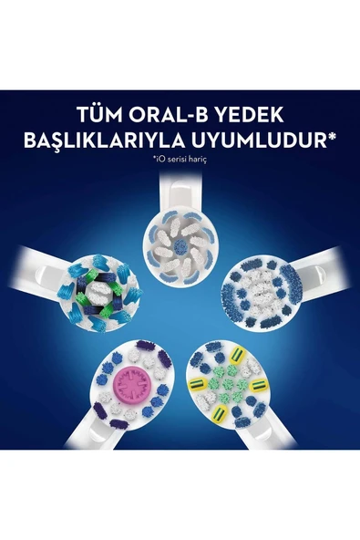 Oral-B D100 Şarj Edilebilir Diş Fırçası 3 Boyutlu Beyazlık Pembe - Resim 4