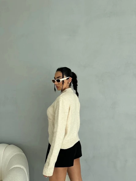 Cepli triko kazak krem - 2