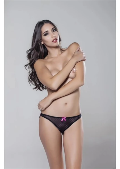 AmoraSecret Amora Secret 9202 DANTEL DETAYLI STRİNG - 1