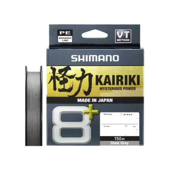 Shimano Kairiki 8+ Plus 150m 0,16mm Grey (Gri) İp Misina - Resim 2