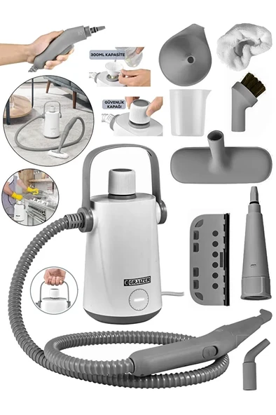 Alman EasyFix Series Profesyonel Buharlı Temizleyici Buharlı Temizlik Makinesi - Resim 2