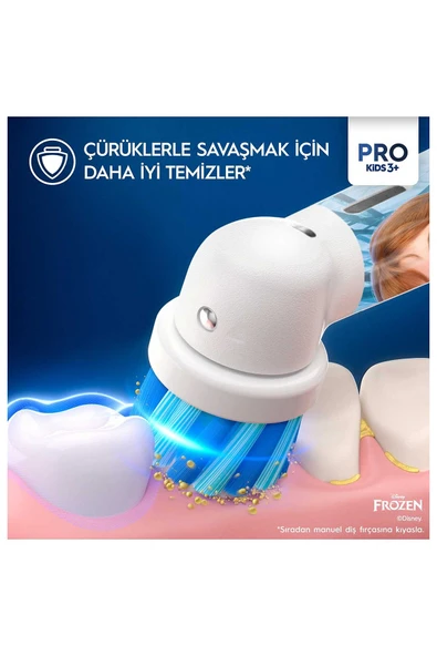 Oral-B Vitality Pro Frozen Özel Seri Çocuklar İçin Şarj Edilebilir Diş Fırçası - 5
