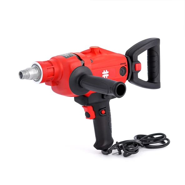 1550W Güçlü Elektrikli Boya Harç Alçı Macun Karıştırıcı Mikser Matkap Profesyonel İnşaat Tamir Aracı - Resim 2