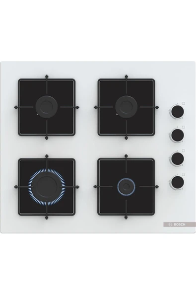 Bosch POP6C2P30O Beyaz Cam Ankastre Ocak