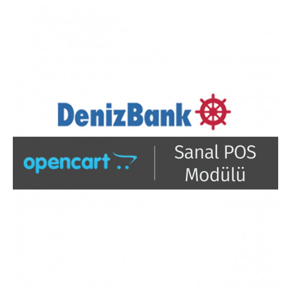OpenCart - Denizbank Sanal POS Modülü