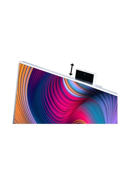 Turbox TAx772 i5 12400 8GB Ram 256GB M.2 NVMe SSD 27 Bluetooth Webcam Pivot Beyaz All In One Bilgisa - Resim 3