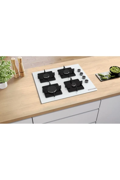 Bosch POP6C2P30O Beyaz Cam Ankastre Ocak - 4