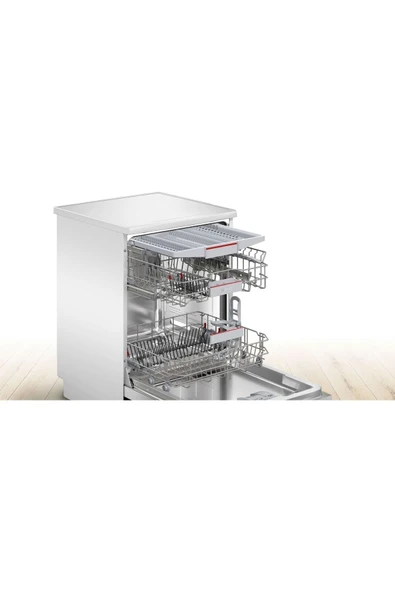 Bosch SMS6EMW70T 8 Programlı Beyaz Bulaşık Makinesi - 3