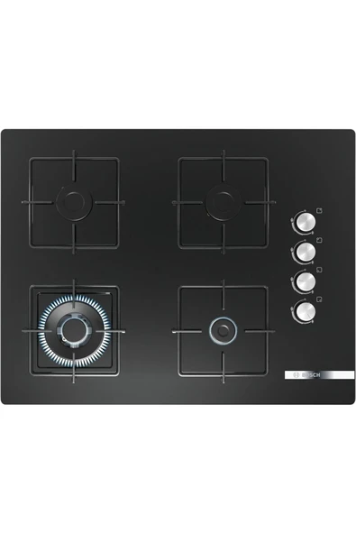 Bosch POH7C6O12O Wok Gözlü Siyah Cam Ankastre Ocak