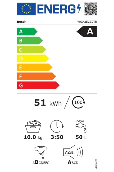 Bosch WGA252Z0TR A Enerji Sınıfı 10 Kg 1200 Devir Çamaşır Makinesi - 5