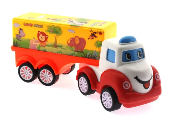 TOYZ DÜKKANIM Çek Bırak Mini Sevimli Sarı Tır Kız Erkek Çocuk Oyuncak Eğitici Oyuncaklar ürün görseli 1