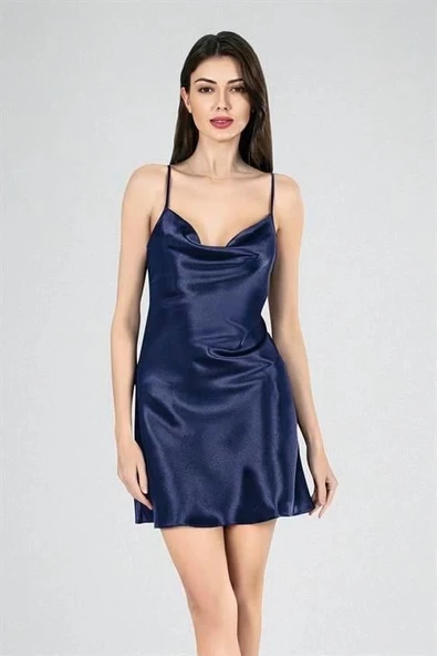 Arias Closet Kısa Gecelik Degaje  Lacivert 7740 ürün görseli