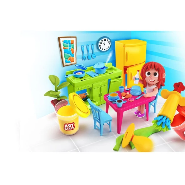 TOYZ DÜKKANIM 03658 Dede Mutfak Oyun Hamur Seti 280 gr Kız Erkek Çocuk Oyuncak Eğitici Oyuncaklar - 2