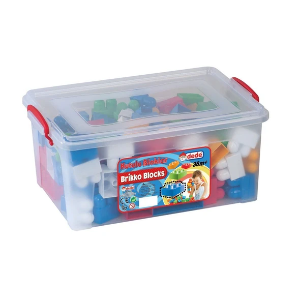 TOYZ DÜKKANIM 01328 Kutulu Bloklar No:4 / 250 Parça / +3 yaş Kız Erkek Çocuk Oyuncak Eğitici Oyuncaklar - 1